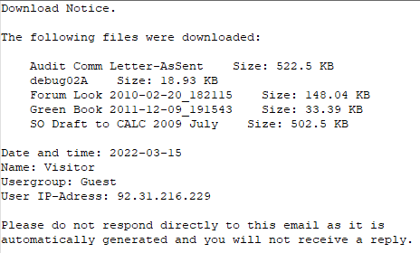 email download msg