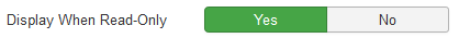 field options tab