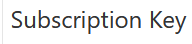 V4 subscription key
