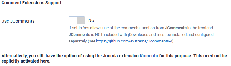 V4 option use jcomments no