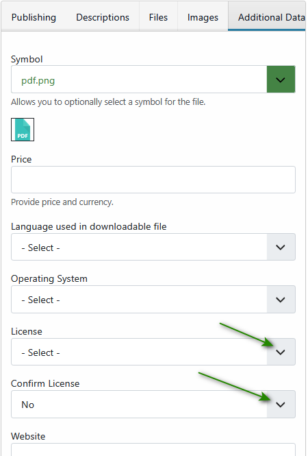 V4 options license and confirm03