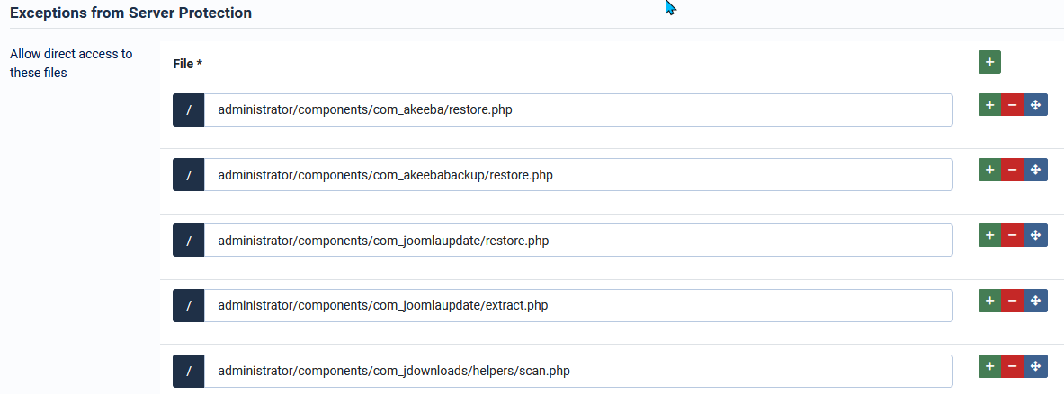 V4 exceptions from protection02