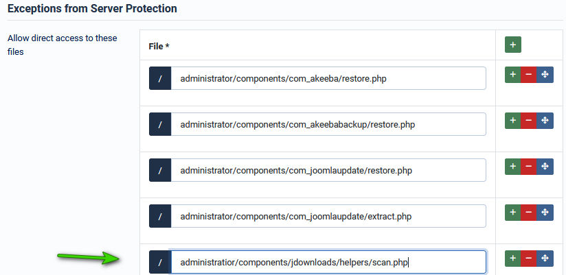 V4 exceptions from protection02