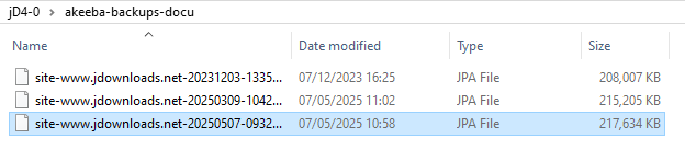 V4 Download stored
