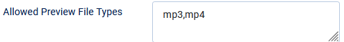 V4 allowed preview file types