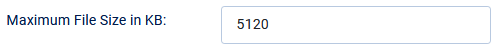 V4 maximum file size in KB