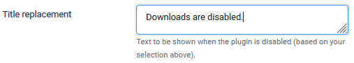 V4 options title replace