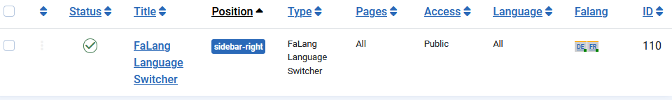 V4 language switcher module