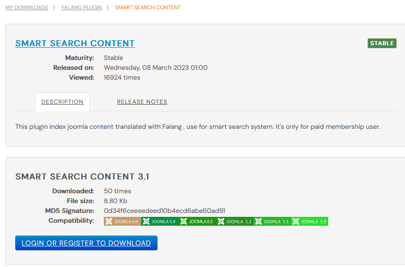 V4 falang view files smart search