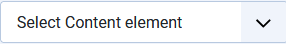V4 layout select content element