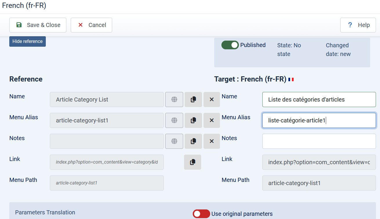 V4 menu article category list FR02