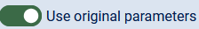 V4 orig parm green not ok