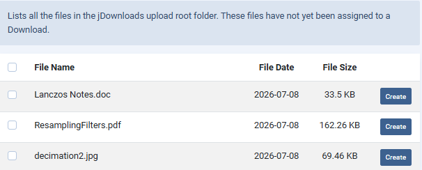 V4 files in root folder