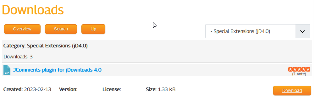 V4 jdownloads plugin for jcomments