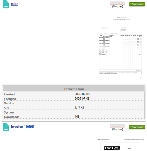 V4 Standard Files Layout without Checkboxesv3.9