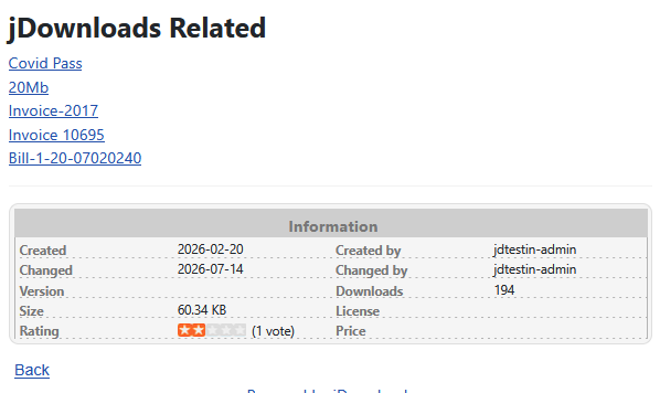 V4 download details related