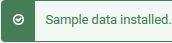 msg sample data installed