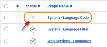 system lang plugins