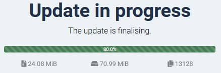 V4 update finalising