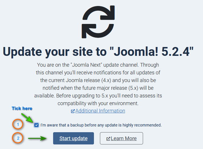 V4 update site to J5