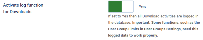 V4 activate log function